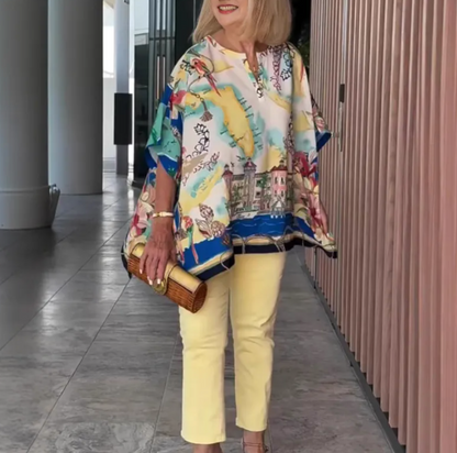 Floral Casual Loose Top