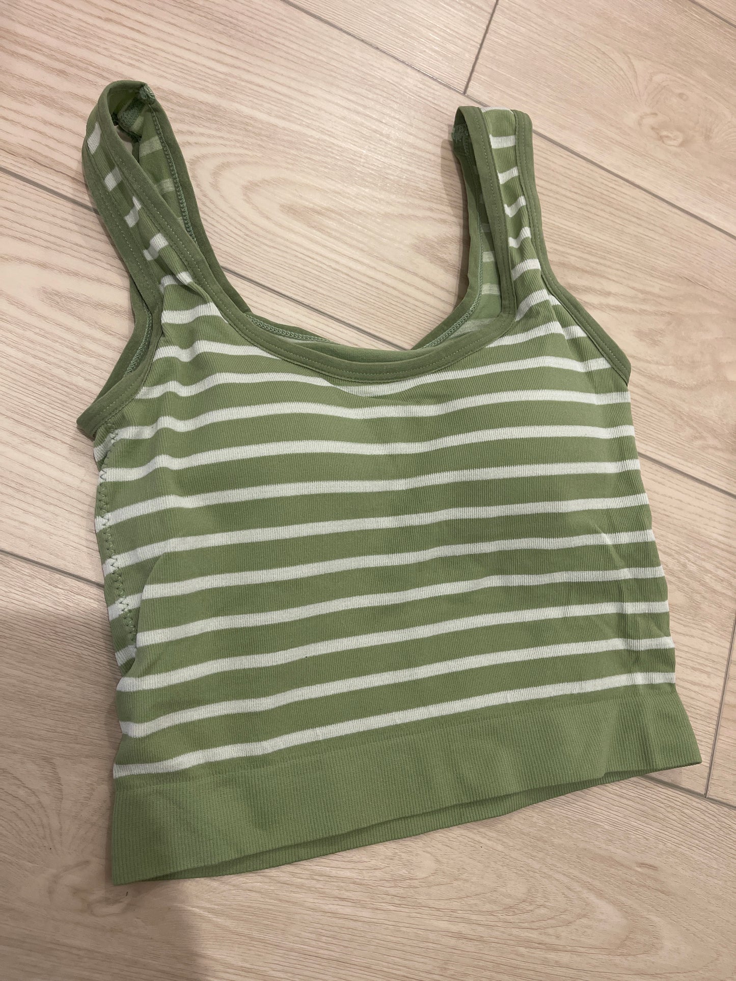 BRA Long Striped Top 018