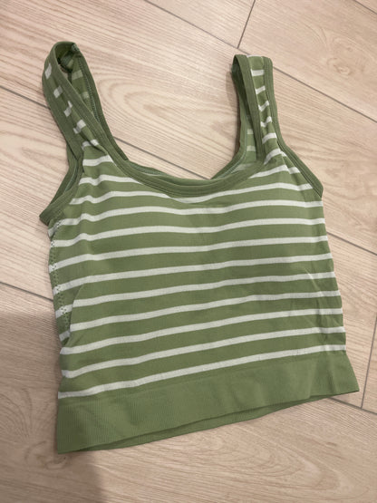 BRA Long Striped Top 018