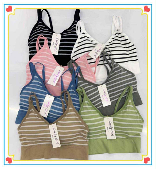 BRA Short Striped Top 019