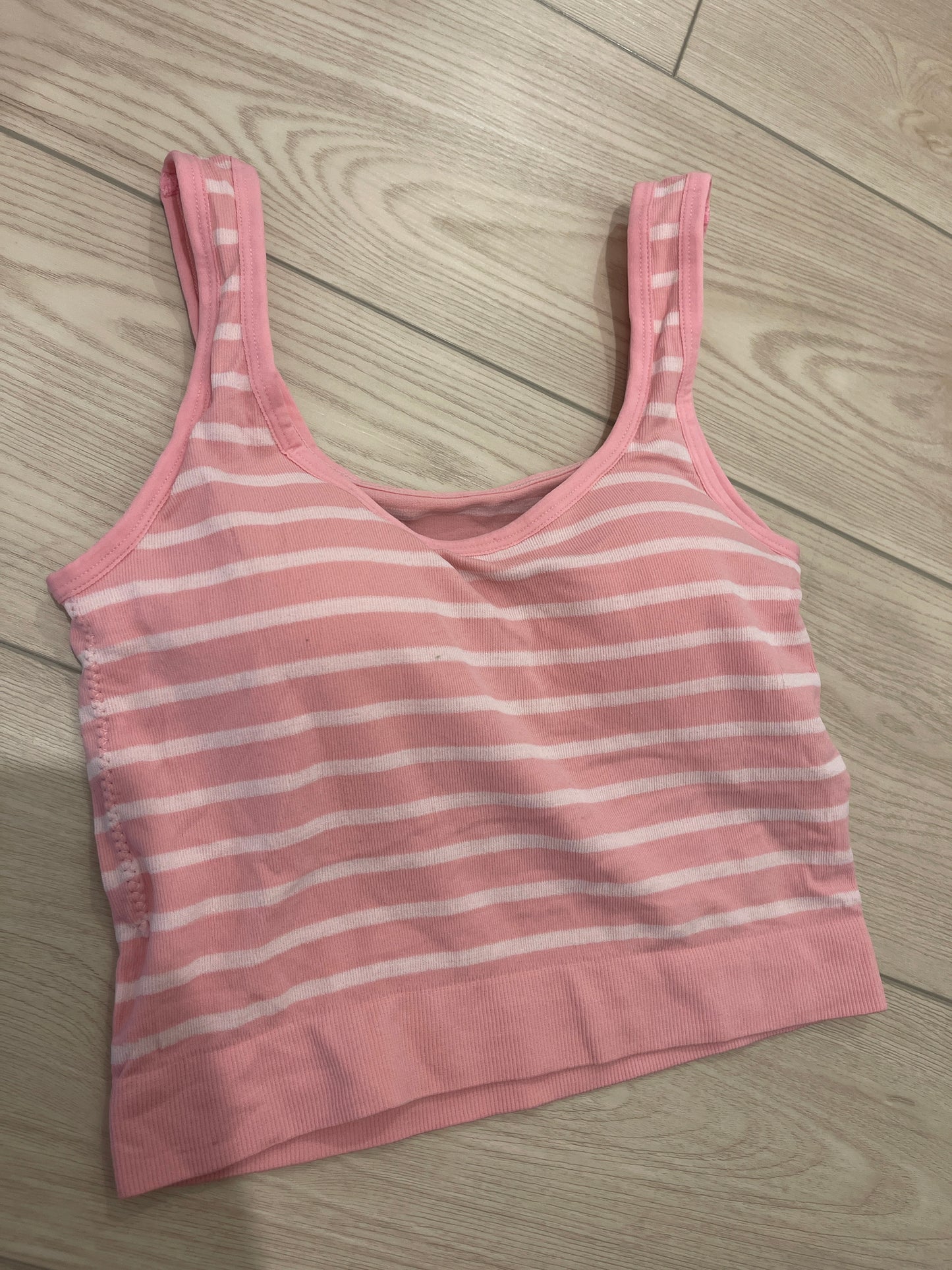 BRA Long Striped Top 018