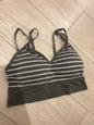 BRA Short Striped Top 019