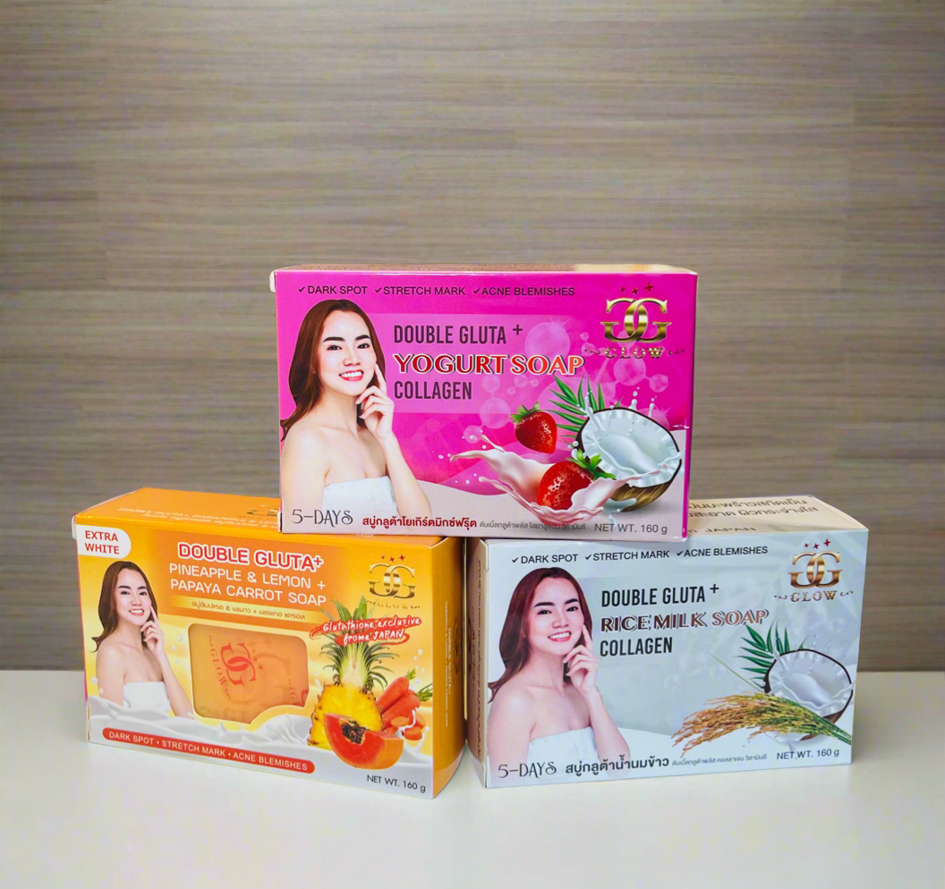 GOLD GLOW Double Gluta+ Soap 160g