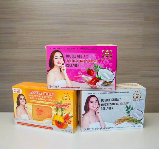 GOLD GLOW Double Gluta+ Soap 160g