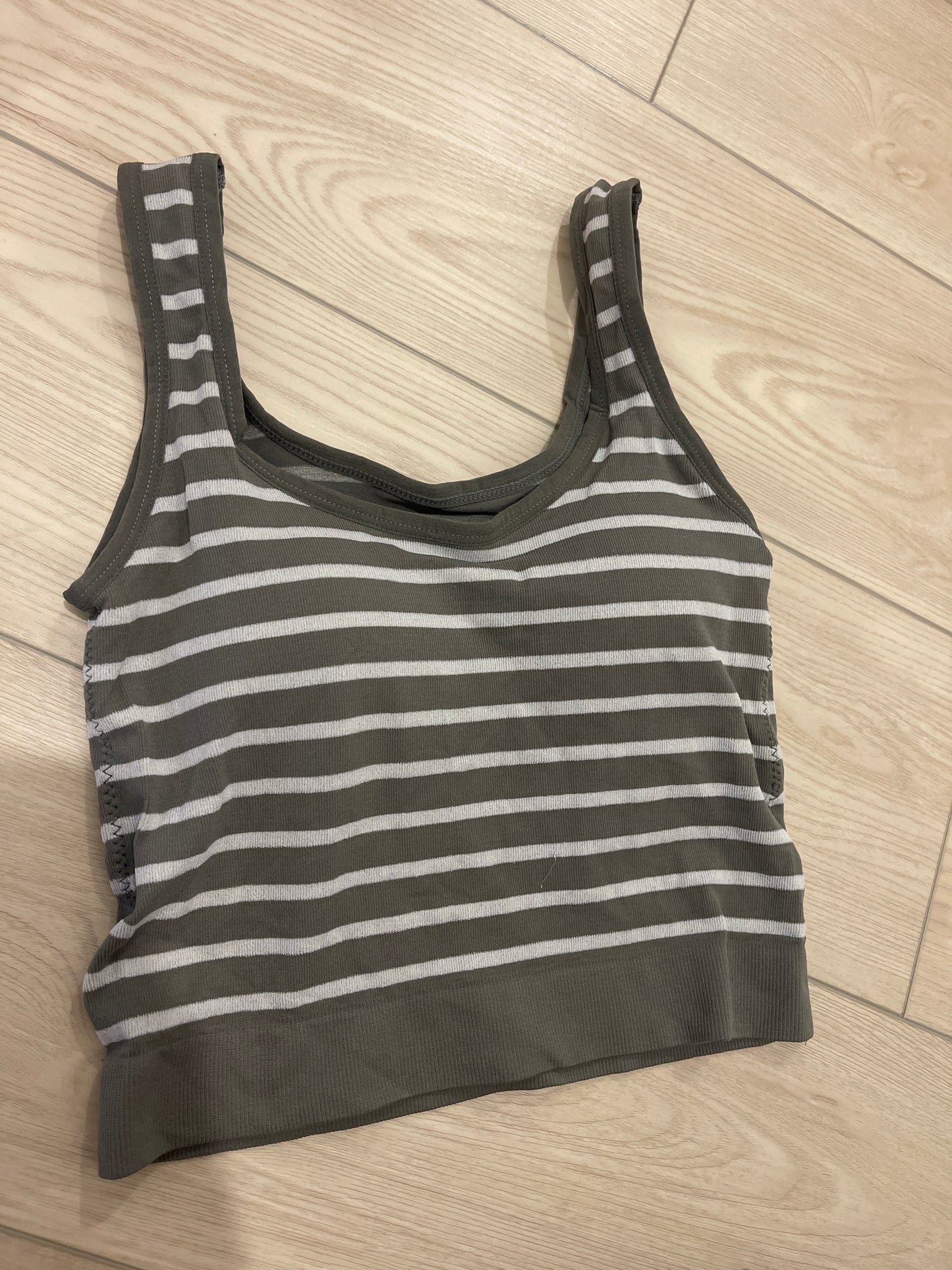 BRA Long Striped Top 018