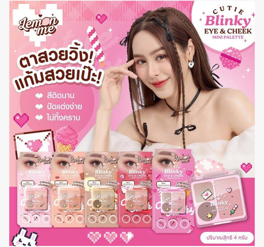 LEMON ME Cutie Blinky Eye & Cheek Mini Palette