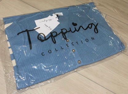 TOPPING Stripe Knitted Top