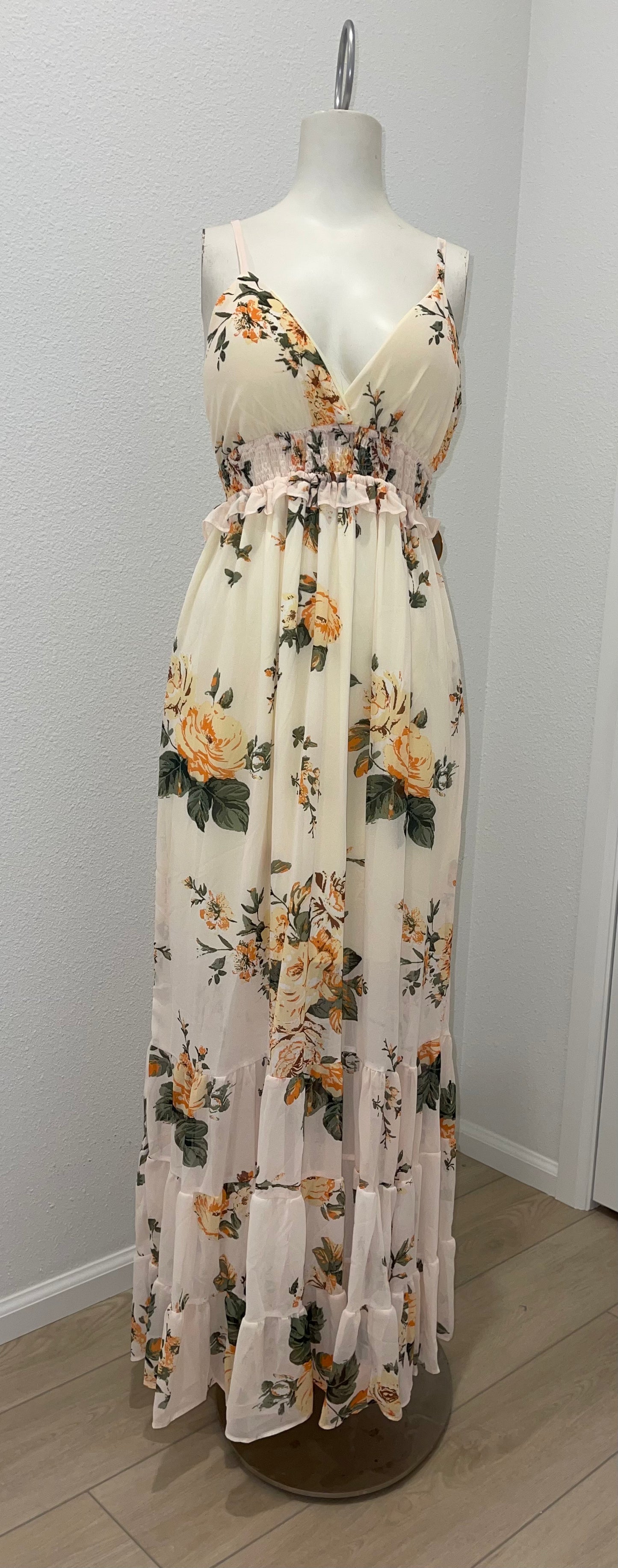 FLORAL MAXI DRESS