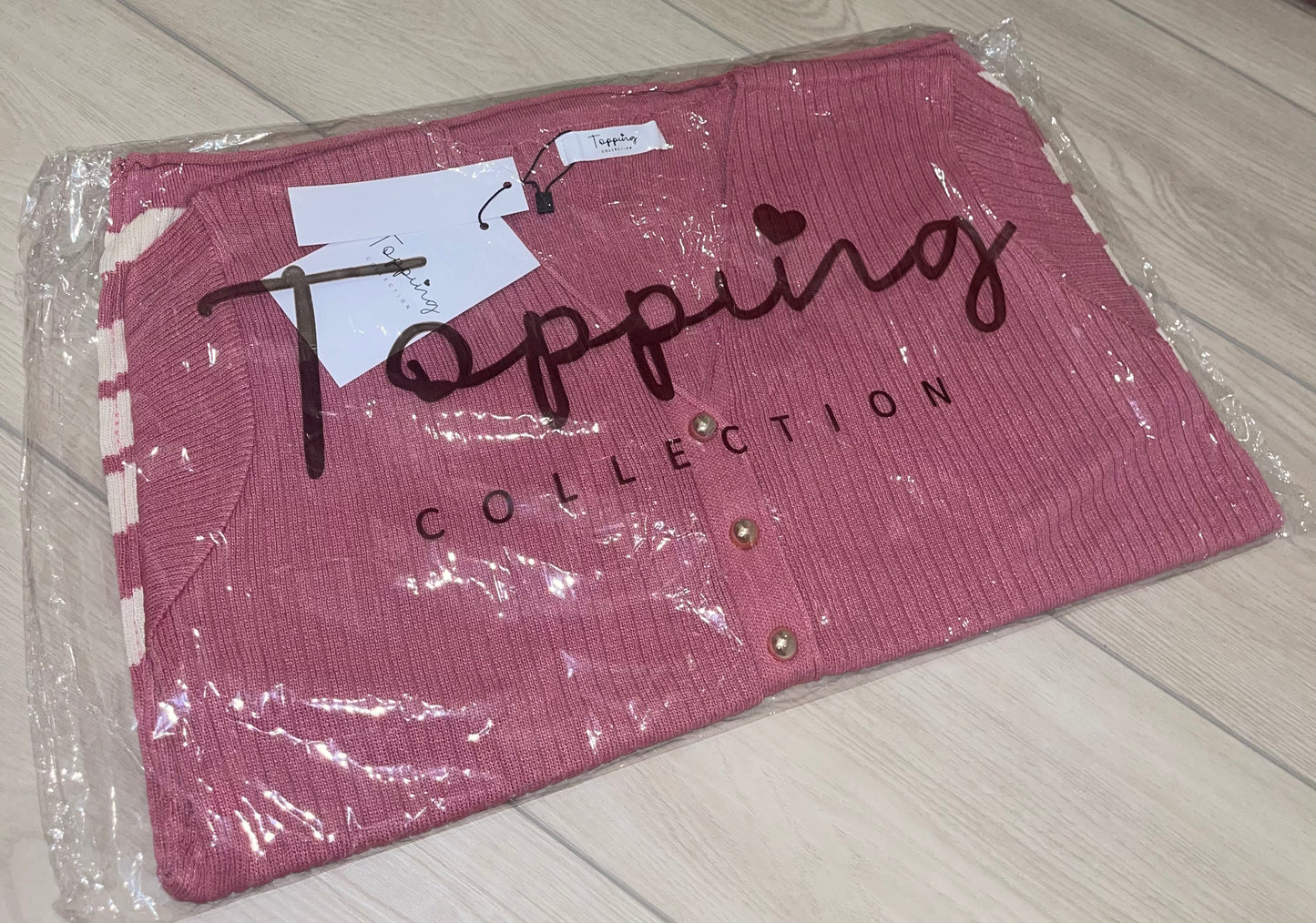 TOPPING Stripe Knitted Top