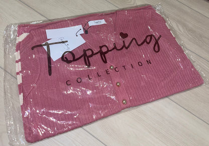 TOPPING Stripe Knitted Top