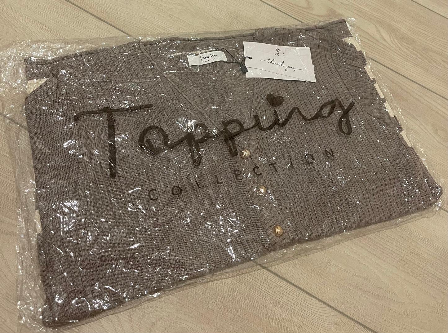 TOPPING Stripe Knitted Top