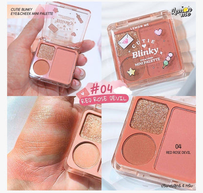 LEMON ME Cutie Blinky Eye & Cheek Mini Palette