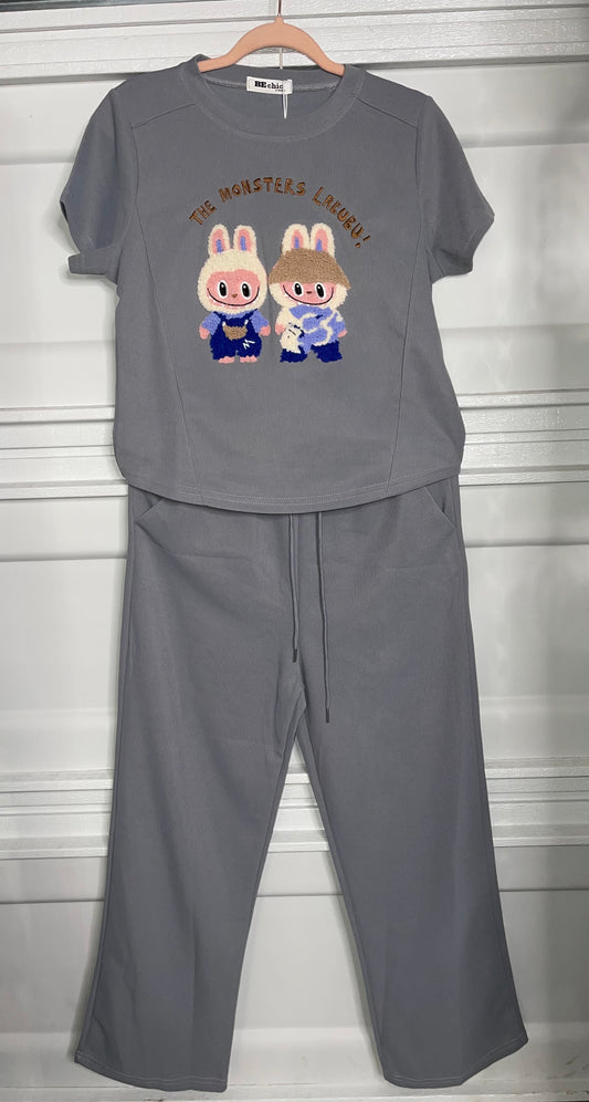 BE CHIC PANT SET 3837