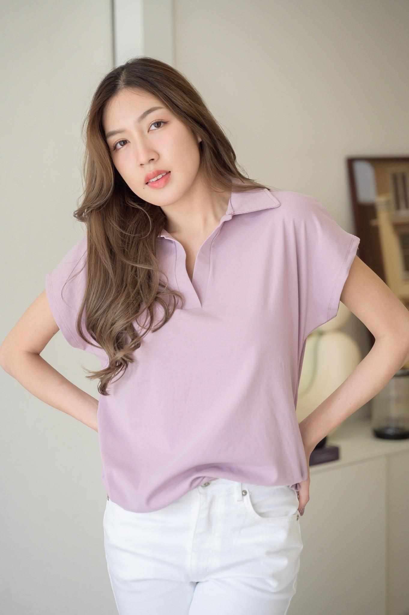 MY TOP with collar G252