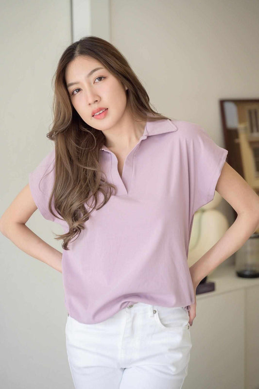 MY TOP with collar G252