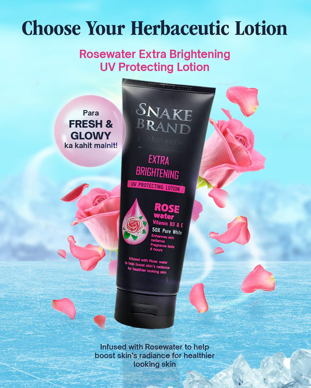 SNAKE BRAND UV Protecting Lotion 180ml