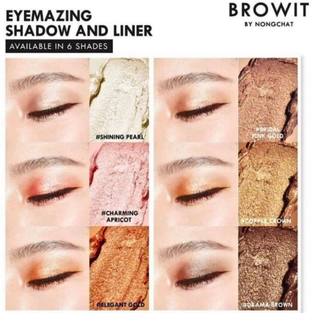 BROWIT BY NONGCHAT Eyemazing Shadow and Liner