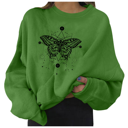 Loose Butterfly Series Sweater for Women