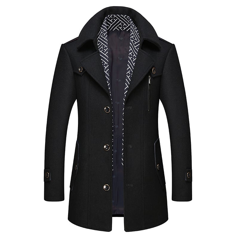Padded Cotton Coat and Wool Coat Combo