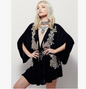Embroidered V-Neck Dress