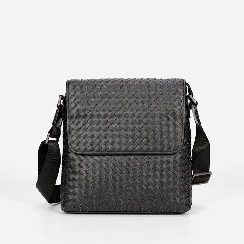 Woven Casual Shoulder Bag for Men