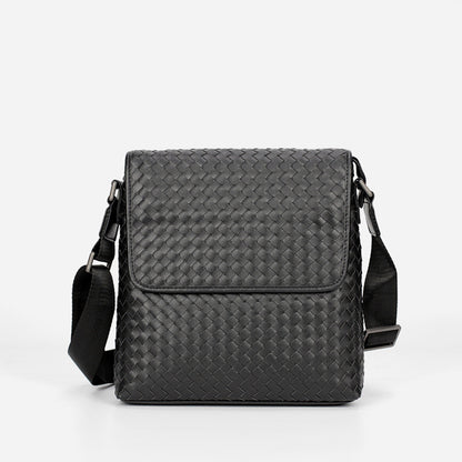 Woven Casual Shoulder Bag for Men