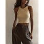Women’s Knitted Vest - Summer 2023 Solid Color Top