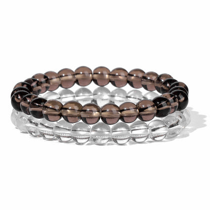 Men's Retro 8mm Natural Stone Bead Bracelet