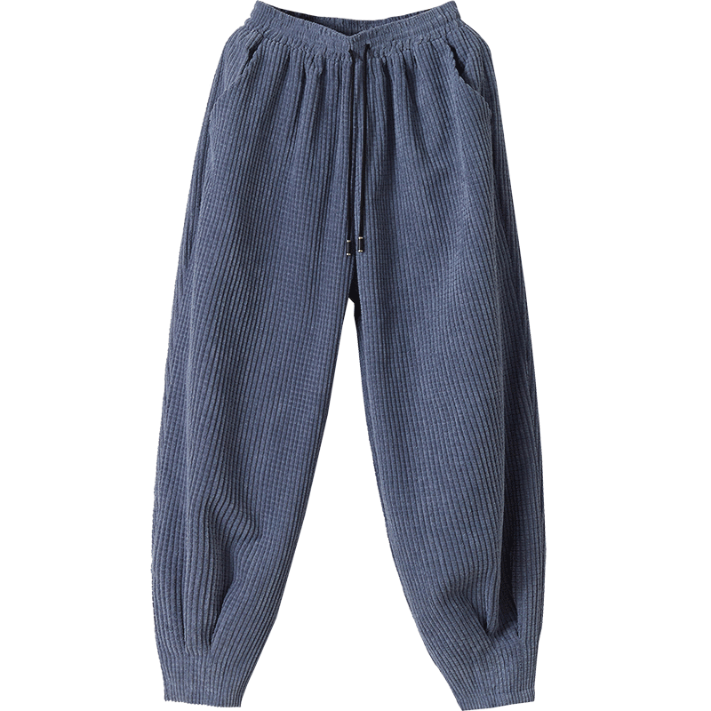 Retro Loose Fit Stretchy Men's Casual Pants