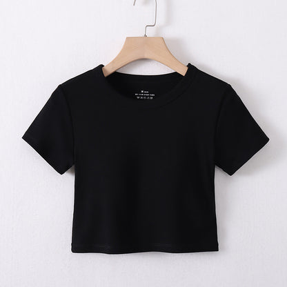 Summer Crop Top with Built-in Bra for Women