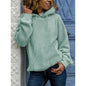 Solid Color Crew Neck Sweater for Women