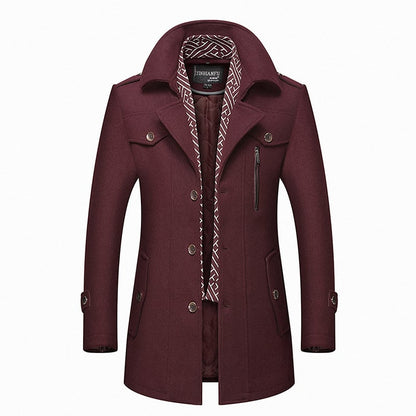 Padded Cotton Coat and Wool Coat Combo