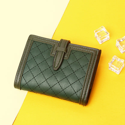 Compact Japanese-Korean Wallet with Card Slots
