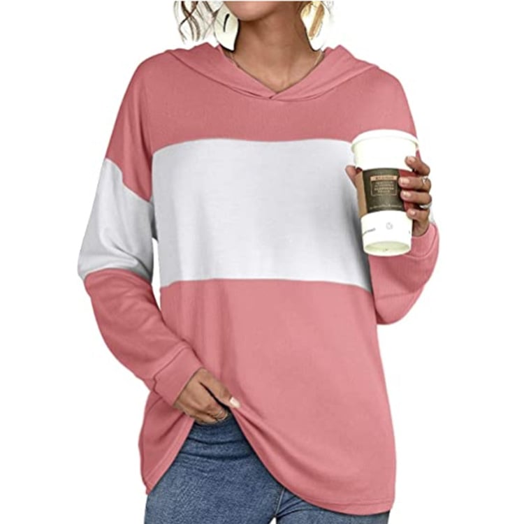 Hooded Long-Sleeved Casual Sweater for Women