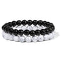 Men's Retro 8mm Natural Stone Bead Bracelet