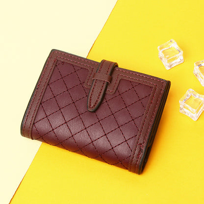 Compact Japanese-Korean Wallet with Card Slots