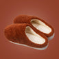 Japanese Thick-soled Non-slip Plush Slippers for Couples