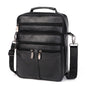 Genuine Leather Multifunctional Crossbody Bag for Men