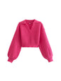 Retro Short Knitted Sweater for Women