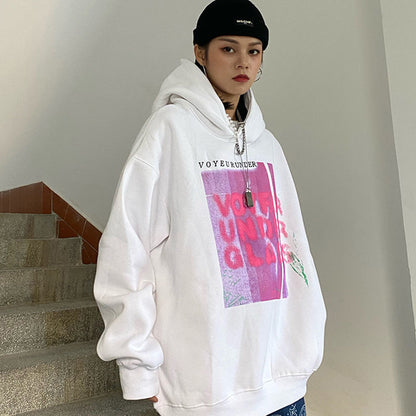 Hooded Black Sweater for Women - Harajuku Style