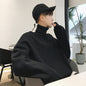 Fleece Lined High Collar Hoodie for Men