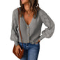 Solid Color Rhombus Puff Sleeve Knit Sweater Coat
