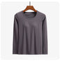 Autumn Long Sleeve Top with Built-in Bra for Women