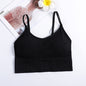 Seamless Solid Color Backless Bra