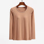 Autumn Long Sleeve Top with Built-in Bra for Women