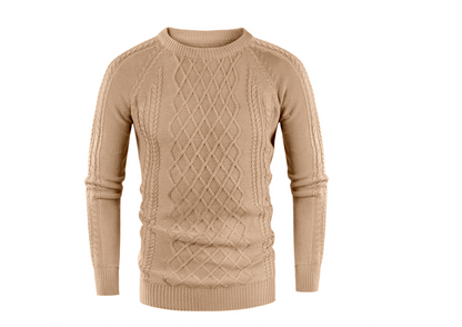 Round Neck Knit Sweater for Women