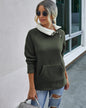 Comfortable Warm Sweater with Stitching for Women