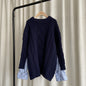 Large Size Slimming Knit Sweater for Women