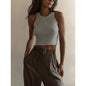 Women’s Knitted Vest - Summer 2023 Solid Color Top