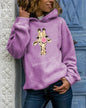 Solid Color Round Neck Sweater for Women